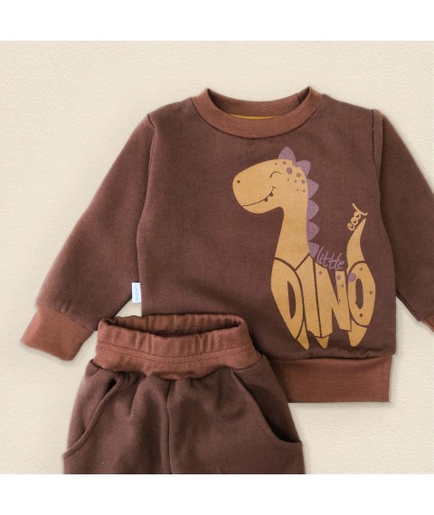 Children's costume with nachos for autumn Dino Dexter`s Brown 347 80 cm (d347d-kf)