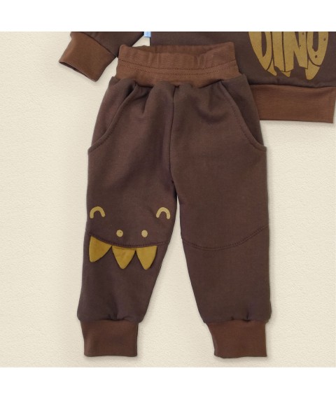 Children's costume with nachos for autumn Dino Dexter`s Brown 347 80 cm (d347d-kf)