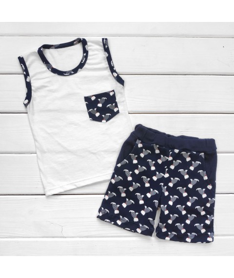 Boy's set shorts and tank top Malena dog 923y 86 cm (923y)
