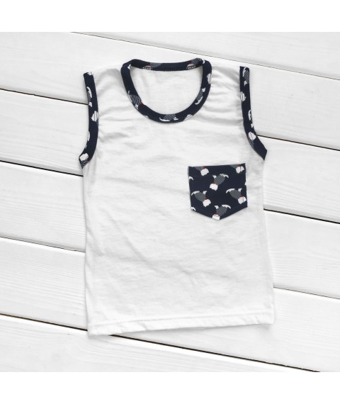 Boy's set shorts and tank top Malena dog 923y 86 cm (923y)