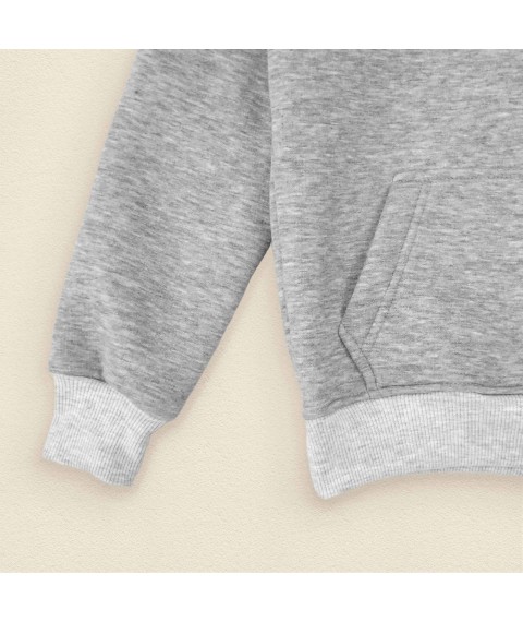 Grey children's suit made of warm fabric Dexter`s Gray 2147 134 cm (d2147-13-2)