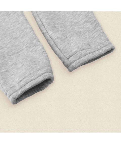 Grey children's suit made of warm fabric Dexter`s Gray 2147 134 cm (d2147-13-2)