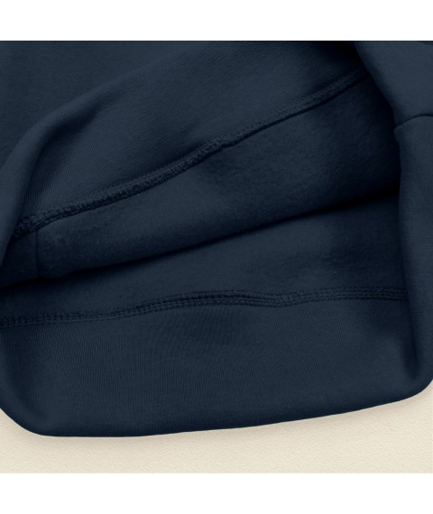 Дитячий теплий костюм на флісі худі та штани Navy  Dexter`s  Темно-синій 2147  122 см (d2147-16)