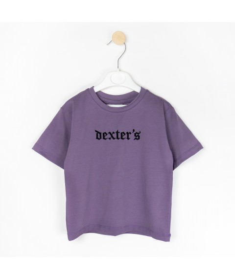 Комплект футболка и шорты с вышивкой Purple Dexters  Dexter`s  Фиолетовый d2301-2  110 см (d2301-2)