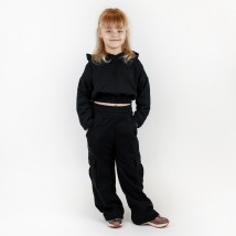 Stylish suit for girls in black color Dexter`s Black d212-10 146 cm (d212-10)