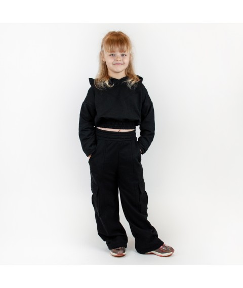 Стильный костюм для девочки черного цвета  Dexter`s  Черный d212-10  122 см (d212-10)