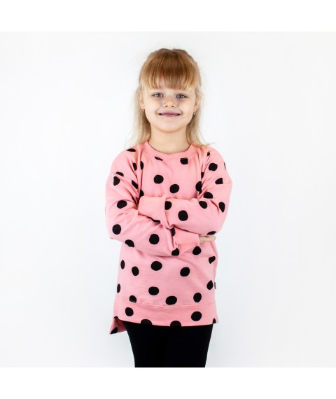 Dexter`s Polka Dot Print Girls Suit Pink;Black 211 122 cm (d211-4)