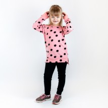 Dexter`s Polka Dot Print Girls Suit Pink;Black 211 98 cm (d211-4)
