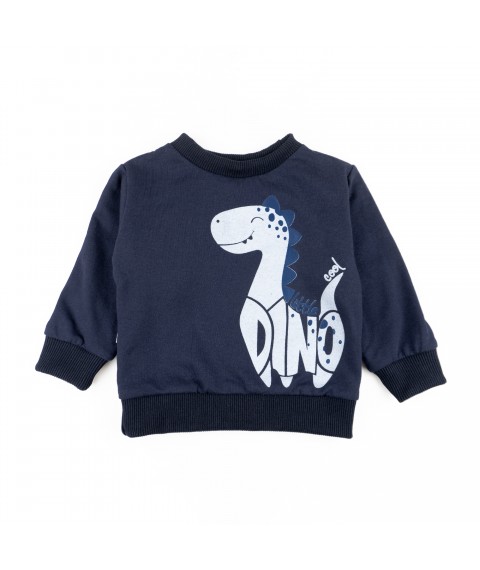 Костюм детский однотон с накатом Динозаврик  Dexter`s  Синий 347  74 см (d347д-тс)