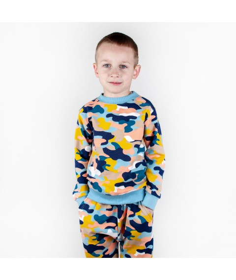 Костюм для мальчика детский синий камуфляж Navy  Dexter`s  Синий 210  134 см (d210-2)