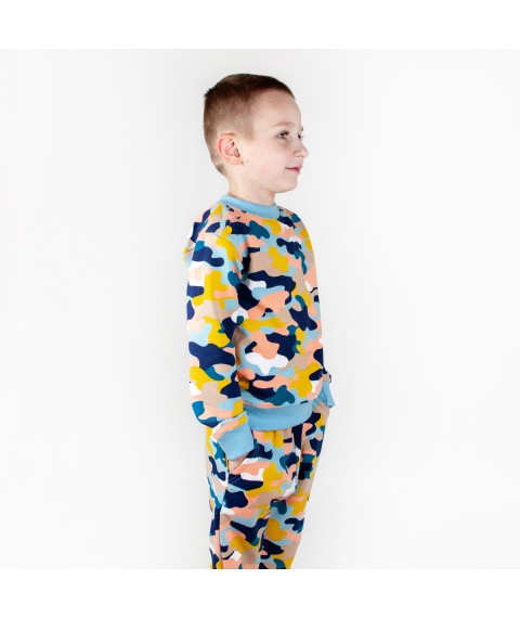 Boy's suit children's blue camouflage Navy Dexter`s Blue 210 134 cm (d210-2)