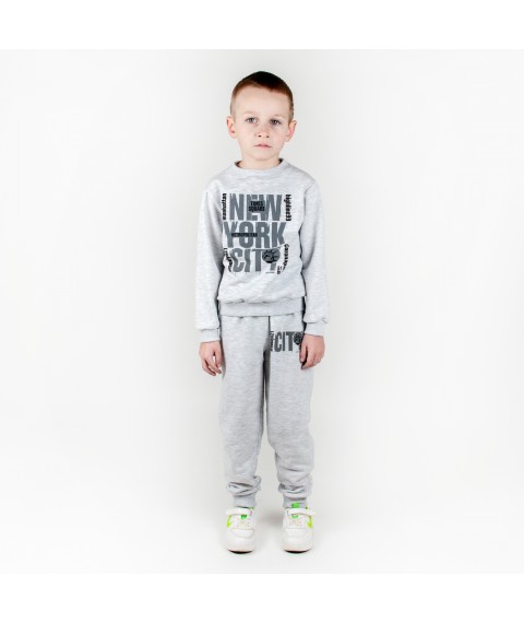 Детский костюм на осень New York City  Dexter`s  Серый 314  134 см (d314-1ср)