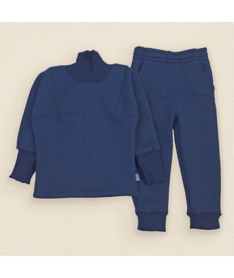 Стильний дитячий костюм з тринитки Navy  Dexter`s  Темно-синій 2165  110 см (d2165тс)