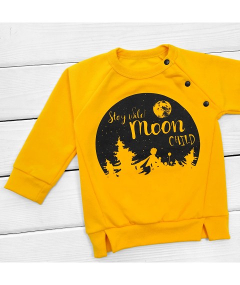 Детский костюм Moon кофта и штаны  Dexter`s  Черный;Желтый 348  110 см (d348м-ж)