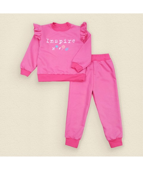 Спортивний костюм для дівчинки Inspire  Dexter`s  Рожевий 310  110 см (d310цв-мн)