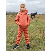 Костюм на подростка из плотной ткани с начесом  Dexter`s  Терракотовый d2147-18-1  128 см (d2147-18-1)