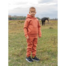 Костюм на подростка из плотной ткани с начесом  Dexter`s  Терракотовый d2147-18-1  128 см (d2147-18-1)