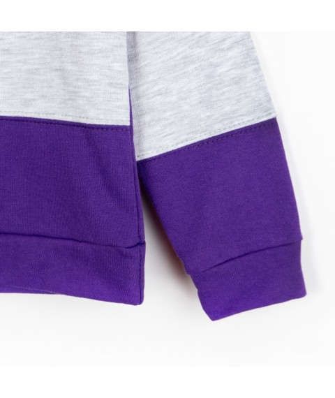 Children's three-color suit with Dexter's embroidery Violet; Yellow 310 98 cm (d310дкс-ф)