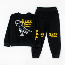 Костюм детский с начесом джемер и брюки TREX  Dexter`s  Черный 318  122 см (d318тс-чн)