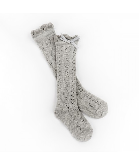 Гольфы с бантиком Gray Bow  Dexter`s  Серый 68728  6-12м (68728)