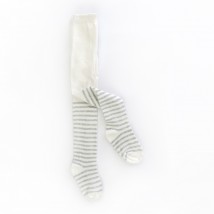 Колготки дитячі з антиковзким покриттям Stripes  Dexter`s  Молочний; Сірий 68791  86 см (68791)