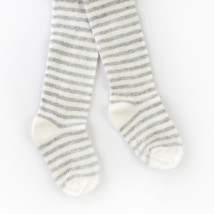Колготки дитячі з антиковзким покриттям Stripes  Dexter`s  Молочний; Сірий 68791  86 см (68791)