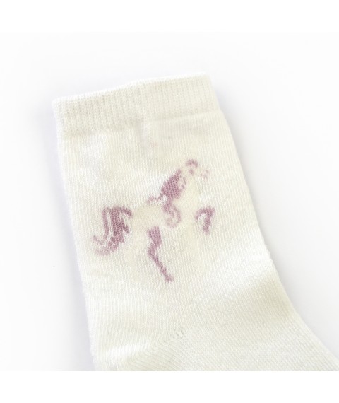 Носки детские для девочки White Unicorn  Dexter`s  Белый 68786  23-26м (68786)