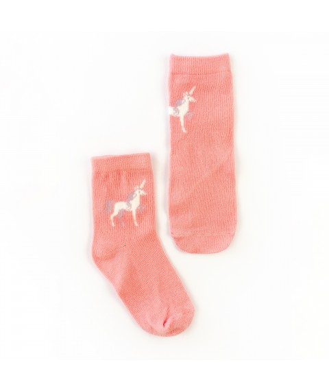Шкарпетки дитячі для дівчинки Pink Unicorn  Dexter`s  Рожевий 68785  23-26м (68785)