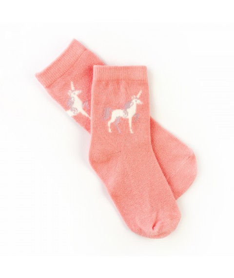 Шкарпетки дитячі для дівчинки Pink Unicorn  Dexter`s  Рожевий 68785  23-26м (68785)