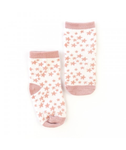 Носки детские для девочки со звездочками Soft Stars  Dexter`s  Молочный; Розовый 68780  0-14м (68780)