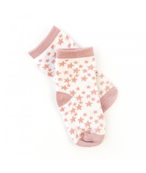Носки детские для девочки со звездочками Soft Stars  Dexter`s  Молочный; Розовый 68780  0-14м (68780)