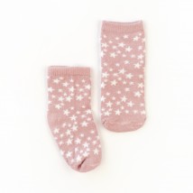 Шкарпетки дитячі для дівчинки із зірочками Powder Stars  Dexter`s  Рожевий 68782  0-14м (68782)