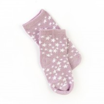Шкарпетки дитячі для дівчинки із зірочками Lilac Stars  Dexter`s  Бузковий 68781  0-14м (68781)