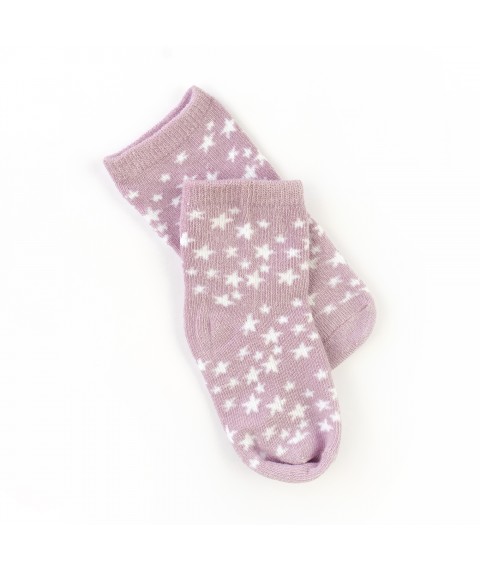 Носки детские для девочки со звездочками Lilac Stars  Dexter`s  Сиреневый 68781  0-14м (68781)