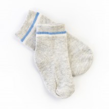 Шкарпетки дитячі для хлопчика Gray Strips  Dexter`s  Сірий 68779  0-14м (68779)