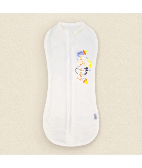 Diaper-cocoon with zipper milk 0-1m Hello Baby Dexter`s Milk 146 0-1month (d146hl-ml)