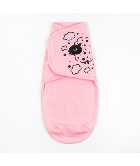 Diaper for a girl with Velcro footer 0-1m Lamb Dexter`s Pink d3-181br-rv 0-1month (d3-181br-rv)