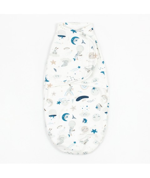 Diaper-cocoon on Velcro footer Moon Bunny Dexter`s Milk d3-181ms-from 0-1 months (d3-181ms-from)
