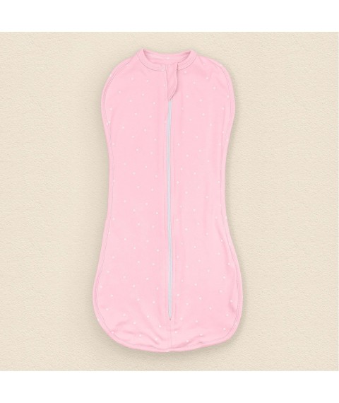 Пелюшка на блискавці для дівчинки 3-6 місяців Marshmallow  Dexter`s  Рожевий d946-5тк-рв  3-6міс (d946-5тк-рв)