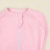 Diaper with a zipper for a girl 3-6 months Marshmallow Dexter`s Pink 946 3-6 months (d946-5tk-rv)