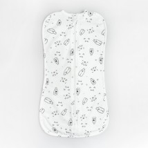 Пеленка кокон на молнии Milk 0-3м  Dexter`s  Белый d3-182-2млк  0-3м (d3-182-2млк)