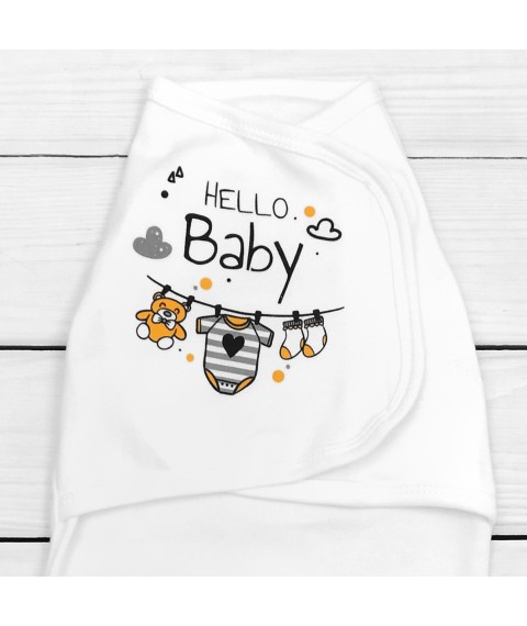 Hello Baby Dexter`s velcro cocoon diaper Milk 946 0-1 months (d946x-ml)