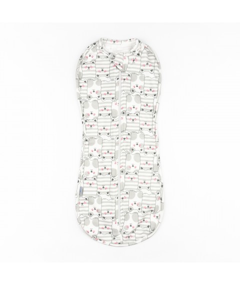 Пелюшка на блискавці Муркотуни  Dexter`s  Сірий d946-1кт-ср  0-1міс (d946-1кт-ср)