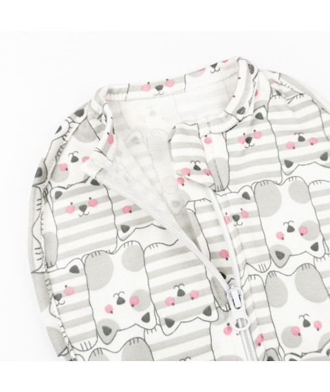 Пелюшка на блискавці Муркотуни  Dexter`s  Сірий d946-1кт-ср  0-1міс (d946-1кт-ср)