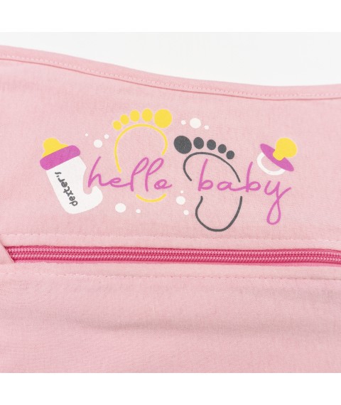 Пелюшка-кокон на блискавці 0-1м Hello Baby  Dexter`s  Рожевий d146хл-рв  0-1м (d146хл-рв)