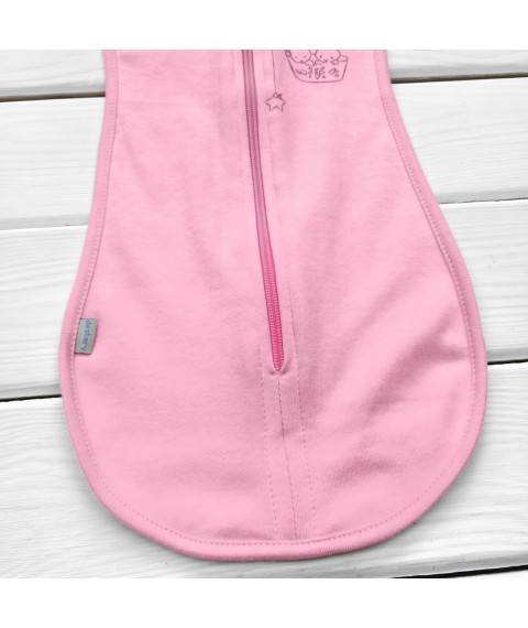 Dexter`s pink 946 0-1 month (d946-1/4rv) single-toned cocoon diaper with zipper from birth