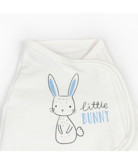 Євро пелюшка кокон на липучці Little Bunny  Dexter`s  Білий 3-181  0-1міс (3-181н/з-гб)