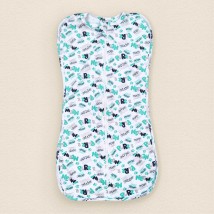 Sleeping bag knitted diaper MEOW Dexter`s White; Menthol 946 0-3 months (d946-2 months)