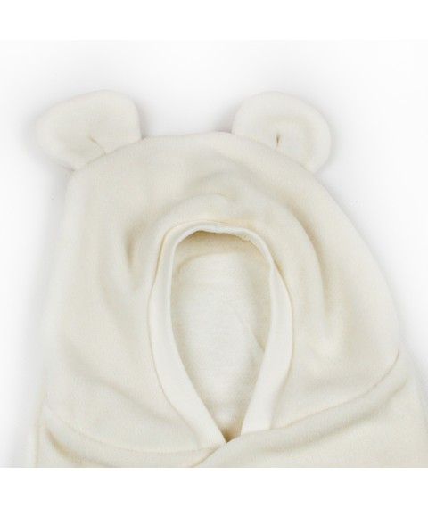 Warm fleece cocoon-diaper with ears Teddy Bear Dexter`s Milk d8-116msh 0-3 months (d8-116msh)