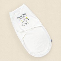 Diaper-cocoon footer with Velcro Dream Big Dexter`s Milk 3-181 0-3 months (d3-181-2msh-ml)
